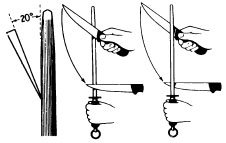 How to sharpen a knife using a sharpening steel