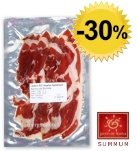 D.O. HUELVA SUMMUM Jabugo Bellota Ham - Sliced