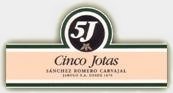 Label displayed on the Jamones 5J Cinco Jotas
