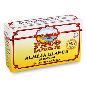 White Clams from Galicia's Rias Paco Lafuente 10/12 u. 65 gr White Clams from Galicia's Rias Paco Lafuente 10/12 u. 65 gr