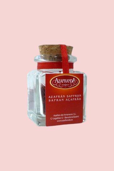 Pure All Red Saffron threads Azafranda, 1-Gram Jar (Sargol)