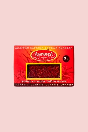 Pure Saffron threads Azafranda, 3-Grams Box