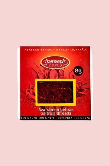 Pure Negin Saffron threads Azafranda, 8-Gram Box