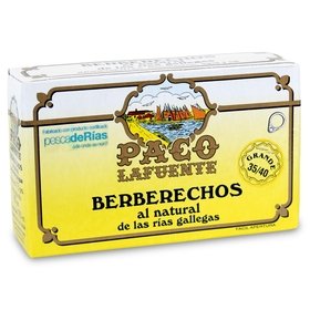 Cockles Paco Lafuente from Galicia's Rías 35/40 (Berberechos) 115 gr Cockles Paco Lafuente from Galicia's Rías 35/40 (Berberechos) 115 gr