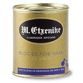 Block of Duck Foie gras M. Etxenike 130 gr Block of Duck Foie gras M. Etxenike 130 gr