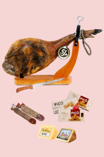 Christmas Hamper with Paleta Jamon Almanzor
