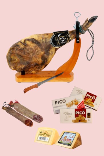 Christmas Hamper with Paleta Jamon Cerredo
