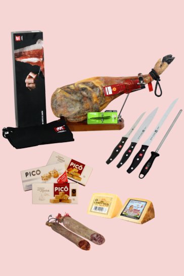 Christmas Hamper with Paleta Jamon Galana