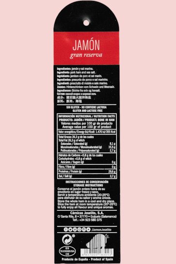 Jamon Joselito Gran Reserva Ham