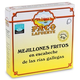 Marinated Fried Mussels from Galicia's Rías Paco Lafuente 8/10 u. 111 gr Marinated Fried Mussels from Galicia's Rías Paco Lafuente 8/10 u. 111 gr