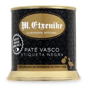 Handcrafted Basque Duck Paté Etxenike Etiqueta Negra 200 gr Handcrafted Basque Duck Paté Etxenike Etiqueta Negra 200 gr
