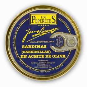 Sardines in olive oil Los Peperetes 150 gr (sardinillas) Sardines in olive oil Los Peperetes 150 gr (sardinillas)
